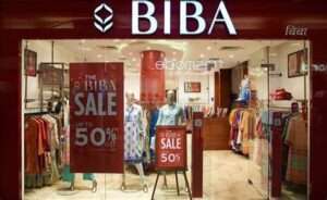 Image of Biba clothing brand logo with vibrant Indian designs