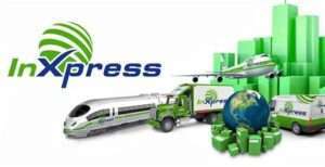 Image of InExpress logo, symbolizing swift and reliable courier services