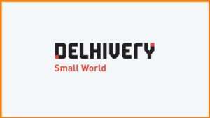 "Image of Delhivery logo, symbolizing innovative logistics solutions."