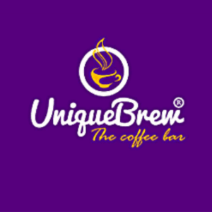 Image of Unique Brew Cafe logo, representing specialty coffee and unique cafe experiences.