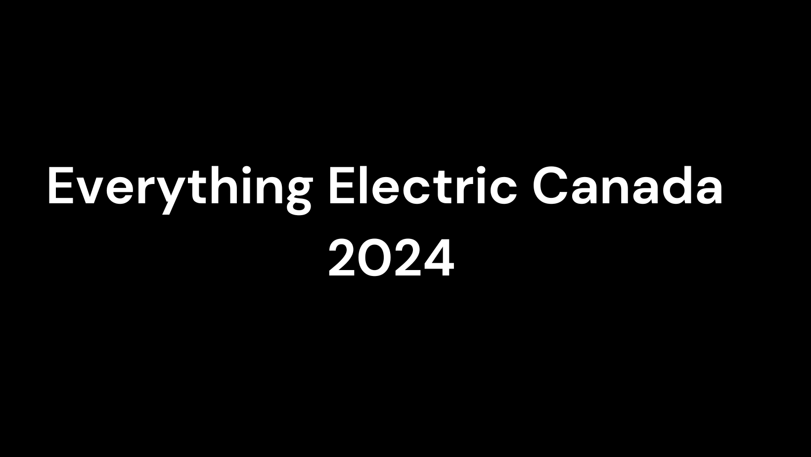 Logo for Everything Electric Canada Electric Vehicle Expos in Canada