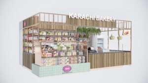 Image of Karachi Bakery logo, representing quality baked goods and confectionery