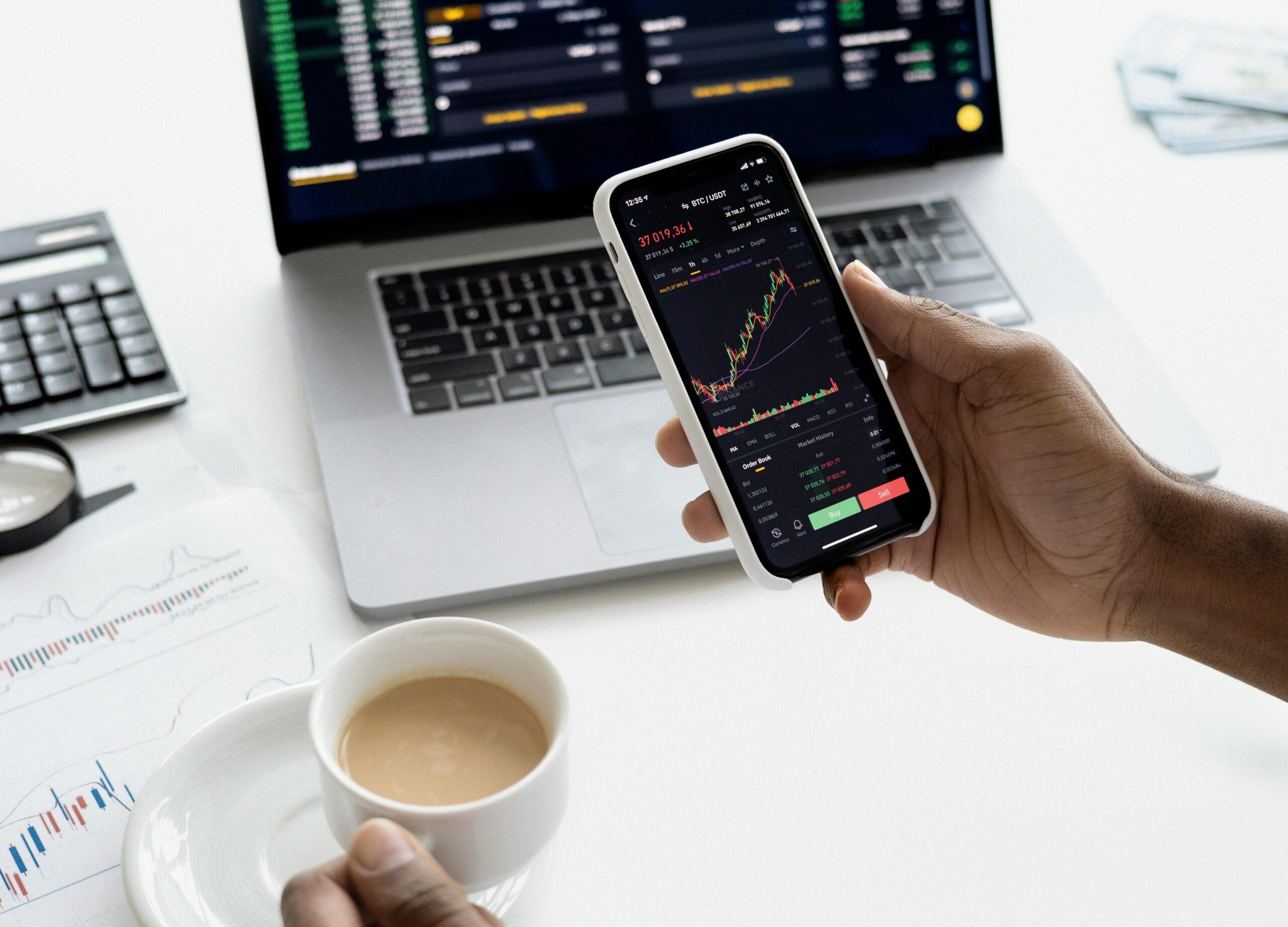 Image: A trader analyzing stock market data on a computer screen. Text overlay: 'Best Stocks for Intraday Trading: Understanding Liquidity and Volatility