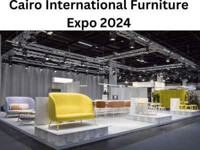 Interior design display at Cairo International Furniture Expo 2024, a prominent event among furniture expos in Africa.