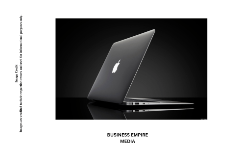 Apple MacBook with a sleek silver or space gray aluminum finish and the Apple logo on the lid. 