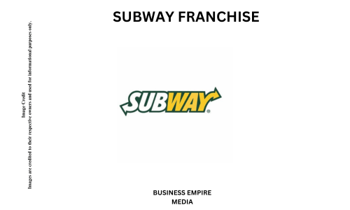 Subway logo with an image of a Subway restaurant showcasing its fresh, customizable sandwiches and salads. 