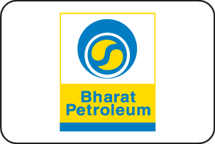 Bharat Petroleum Corporation Limited logo - a leading Indian oil and gas company, featuring a blue and orange color scheme with the brand name 'Bharat Petroleum' prominently displayed.