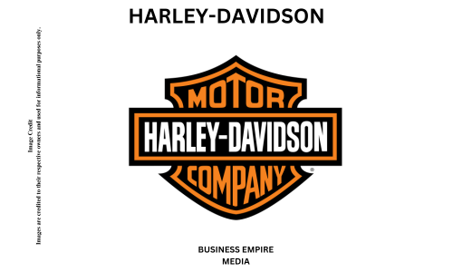 Harley-Davidson logo featuring a stylized eagle with outstretched wings, flanked by the brand name 'Harley-Davidson' in bold, classic lettering. 